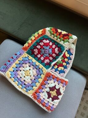 Handmade Multicolor Crochet Balaclava
